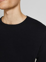 Jack & Jones Černý pánský basic svetr Jack & Jones Hill