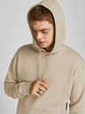Jack & Jones Béžová pánská mikina s kapucí Jack & Jones Star
