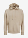 Jack & Jones Béžová pánská mikina s kapucí Jack & Jones Star