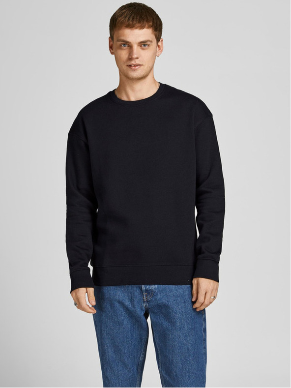 Jack & Jones Černá pánská mikina Jack & Jones Star
