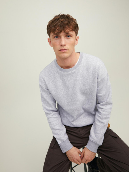 Jack & Jones Světle šedá pánská mikina Jack & Jones Star