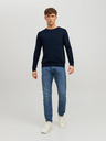 Jack & Jones Tmavě modrý pánský svetr Jack & Jones Emil