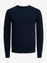 Jack & Jones Tmavě modrý pánský svetr Jack & Jones Emil