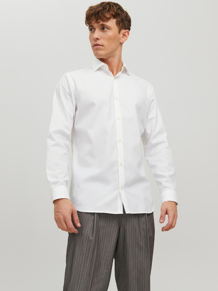 Jack & Jones Bílá pánská košile Jack & Jones Parker