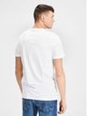 Jack & Jones Sada dvou bílých pánských triček s krátkým rukávem Jack & Jones Basic