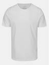 Jack & Jones Sada dvou bílých pánských triček s krátkým rukávem Jack & Jones Basic