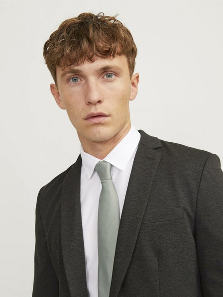 Jack & Jones Zelená kravata Jack & Jones Solid