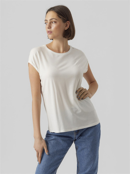 Vero Moda Krémové dámské tričko Vero Moda Ava