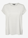 Vero Moda Krémové dámské tričko Vero Moda Ava