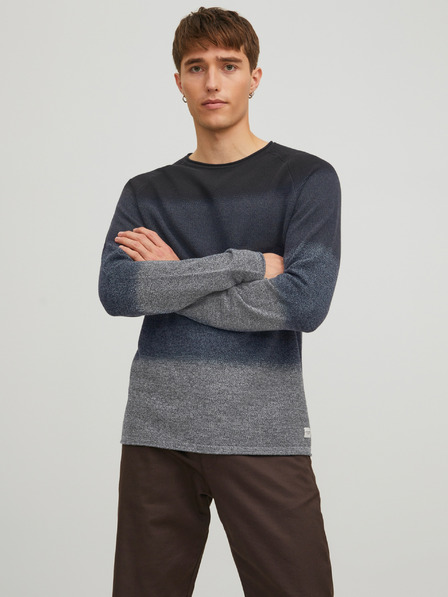 Jack & Jones Tmavě modrý pánský svetr Jack & Jones Hill