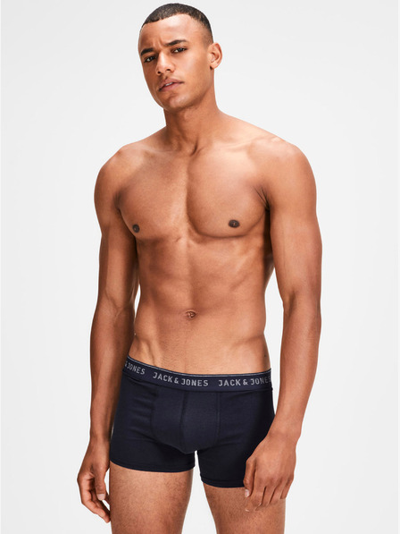 Jack & Jones Sada dvou tmavě modrých pánských boxerek Jack & Jones Vincent