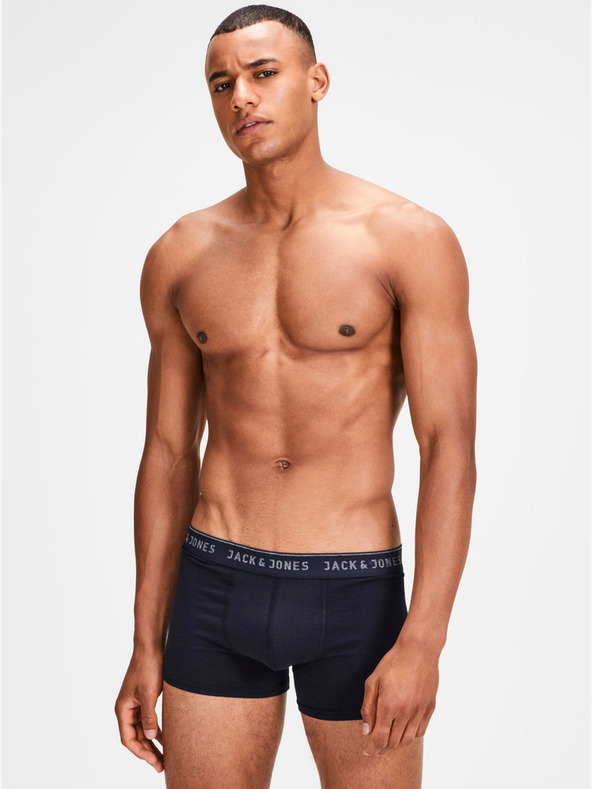 Jack & Jones Sada dvou tmavě modrých pánských boxerek Jack & Jones Vincent