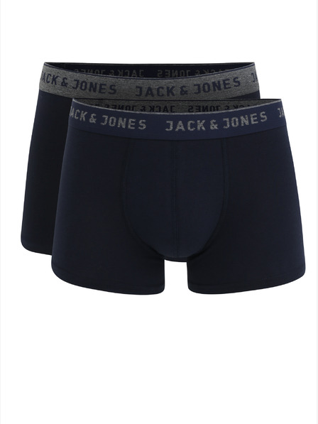 Jack & Jones Sada dvou tmavě modrých pánských boxerek Jack & Jones Vincent