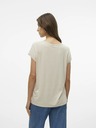 Vero Moda Béžové dámské tričko Vero Moda Lava