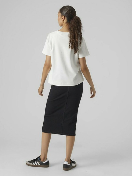Vero Moda Bílé dámské tričko Vero Moda Naima