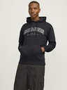 Jack & Jones Černá pánská mikina s kapucí Jack & Jones Caleb