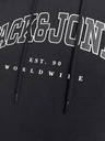 Jack & Jones Černá pánská mikina s kapucí Jack & Jones Caleb