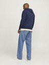 Jack & Jones Tmavě modrá pánská mikina s kapucí Jack & Jones Caleb