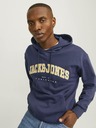 Jack & Jones Tmavě modrá pánská mikina s kapucí Jack & Jones Caleb