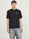 Jack & Jones Černé pánské tričko Jack & Jones Legacy