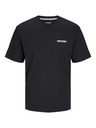 Jack & Jones Černé pánské tričko Jack & Jones Legacy