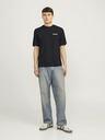 Jack & Jones Černé pánské tričko Jack & Jones Legacy