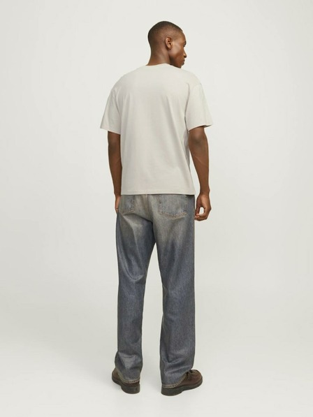 Jack & Jones Béžové pánské tričko Jack & Jones Legacy