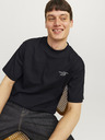 Jack & Jones Černé pánské tričko Jack & Jones