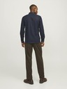 Jack & Jones Tmavě modrá pánská košile Jack & Jones Parker