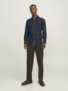 Jack & Jones Tmavě modrá pánská košile Jack & Jones Parker