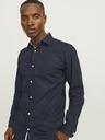 Jack & Jones Tmavě modrá pánská košile Jack & Jones Parker