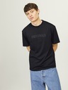 Jack & Jones Černé pánské tričko Jack & Jones Frederiks