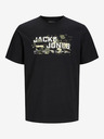 Jack & Jones Černé pánské tričko Jack & Jones Outdoor