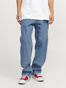 Jack & Jones Modré pánské wide fit džíny Jack & Jones Glenn