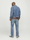 Jack & Jones Modré pánské straight fit džíny Jack & Jones Eddie
