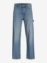 Jack & Jones Modré pánské straight fit džíny Jack & Jones Eddie