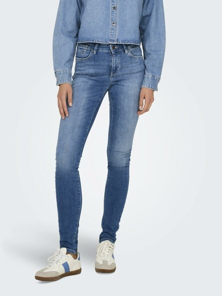 ONLY Modré dámské skinny fit džíny ONLY Blush