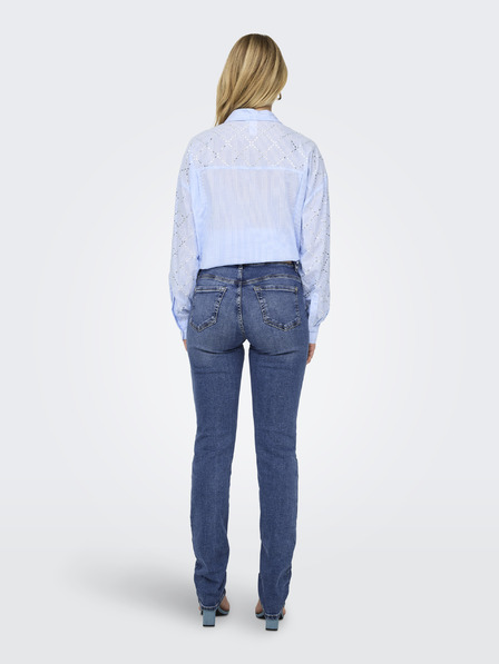 ONLY Modré dámské slim fit džíny ONLY Sui