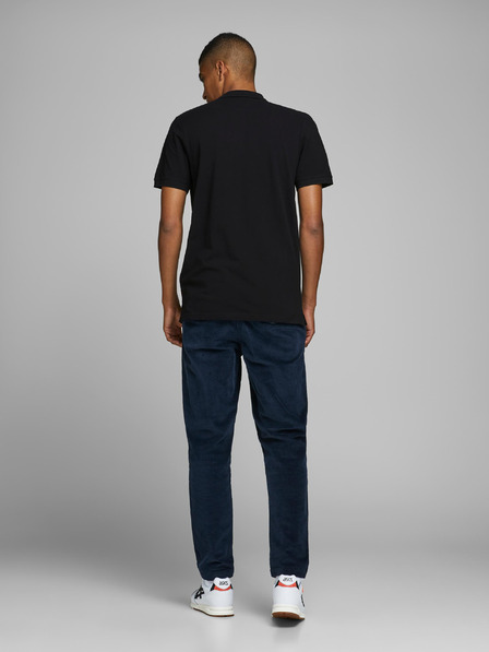 Jack & Jones Černé polo tričko Jack & Jones