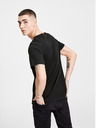Jack & Jones Černé tričko s potiskem & Jones