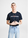 Jack & Jones Modré tričko s potiskem & Jones
