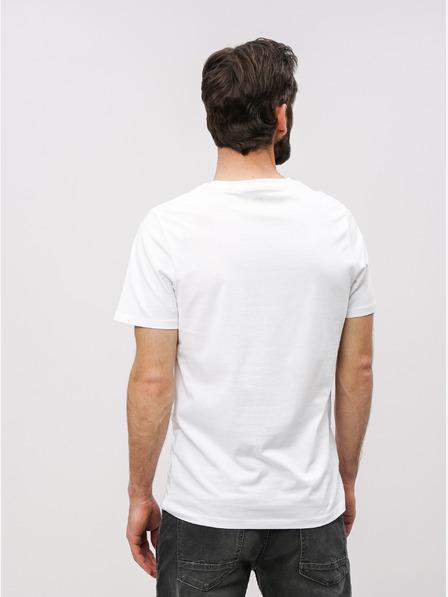 Jack & Jones Bílé tričko s potiskem Jack & Jones