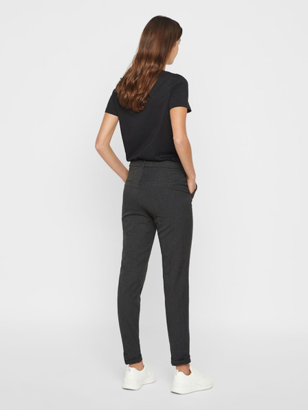 Vero Moda Tmavě šedé dámské kalhoty Vero Moda Maya