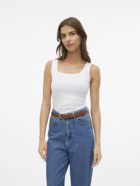 Vero Moda Bílé dámské tílko Vero Moda Lulu