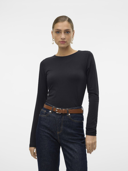 Vero Moda Černé dámské tričko Vero Moda Lulu