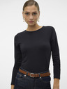 Vero Moda Černé dámské tričko Vero Moda Lulu
