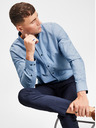 Jack & Jones Tmavě modré oblekové kalhoty s příměsí vlny Jack & Jones Laris