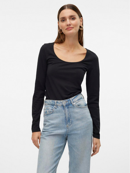 Vero Moda Černé dámské tričko Vero Moda Lulu