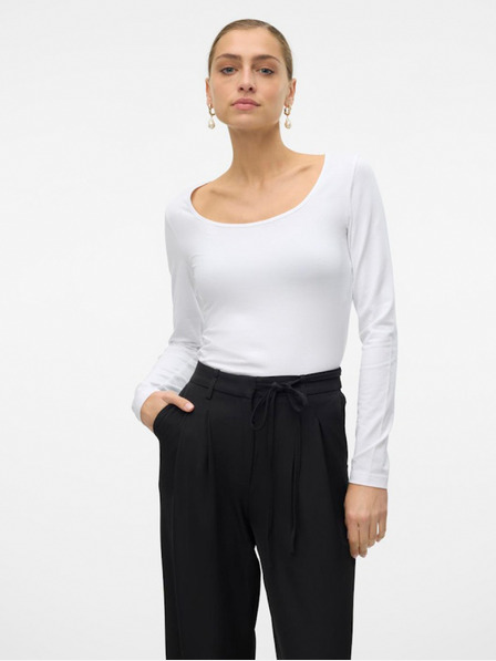 Vero Moda Bílé dámské tričko Vero Moda Lulu