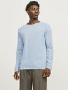 Jack & Jones Světle modrý pánský svetr Jack & Jones Hill
